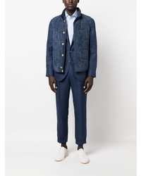 Мужской темно-синий пиджак от Brunello Cucinelli