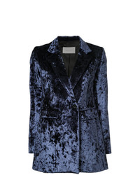 Женский темно-синий пиджак от Strateas Carlucci