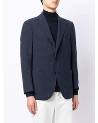 Мужской темно-синий пиджак от Man On The Boon.