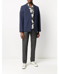 Мужской темно-синий пиджак от A.P.C.