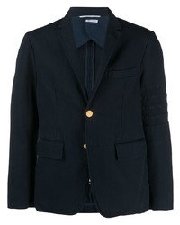 Мужской темно-синий пиджак от Thom Browne