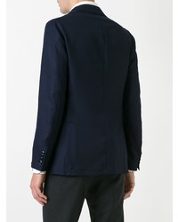 Мужской темно-синий пиджак от Mp Massimo Piombo