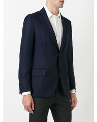Мужской темно-синий пиджак от Mp Massimo Piombo