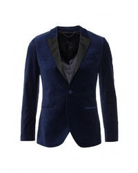 Мужской темно-синий пиджак от Topman