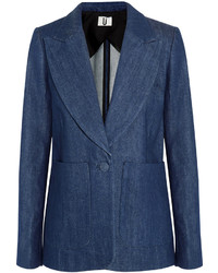 Женский темно-синий пиджак от Topshop