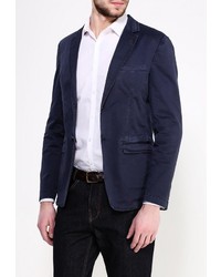 Мужской темно-синий пиджак от Trussardi Jeans