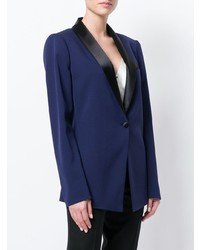 Женский темно-синий пиджак от Lanvin