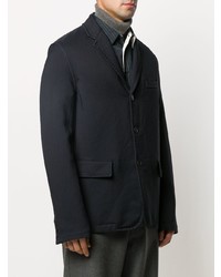Мужской темно-синий пиджак от Oamc