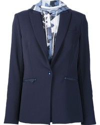 Женский темно-синий пиджак от Veronica Beard