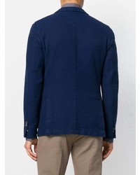 Мужской темно-синий пиджак от Dell'oglio