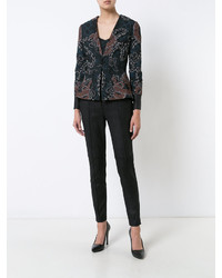 Женский темно-синий пиджак от Yigal Azrouel