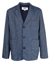 Мужской темно-синий пиджак от YMC