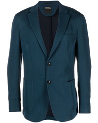 Мужской темно-синий пиджак от Zegna