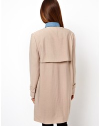 Женский темно-синий плащ от Asos