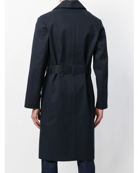 Мужской темно-синий плащ от Natural Selection