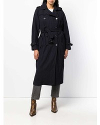 Женский темно-синий плащ от Aspesi