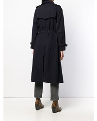 Женский темно-синий плащ от Aspesi