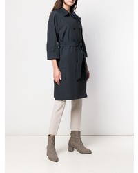 Женский темно-синий плащ от Peserico