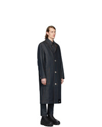 Мужской темно-синий плащ от S.R. STUDIO. LA. CA.