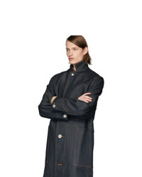 Мужской темно-синий плащ от S.R. STUDIO. LA. CA.