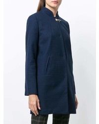 Женский темно-синий плащ от Fay