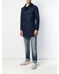 Мужской темно-синий плащ от MACKINTOSH