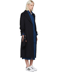 Женский темно-синий плащ от Won Hundred