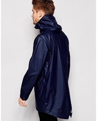 Мужской темно-синий плащ от Selected