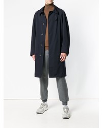 Мужской темно-синий плащ от Lanvin