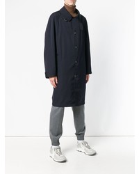 Мужской темно-синий плащ от Lanvin