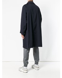 Мужской темно-синий плащ от Lanvin