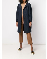 Женский темно-синий плащ от Prada