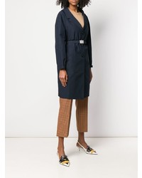 Женский темно-синий плащ от Prada