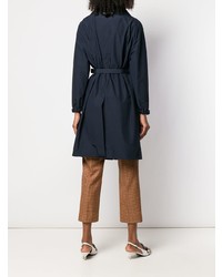 Женский темно-синий плащ от Prada