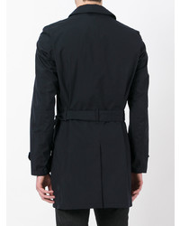 Мужской темно-синий плащ от Herno