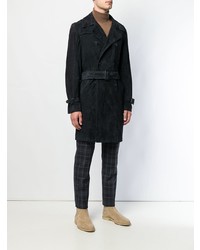 Мужской темно-синий плащ от Al Duca D’Aosta 1902