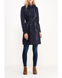 Женский темно-синий плащ от Tommy Hilfiger