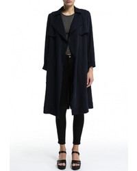 Женский темно-синий плащ от Topshop