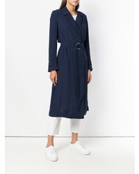 Женский темно-синий плащ от Noon By Noor