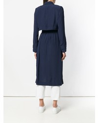 Женский темно-синий плащ от Noon By Noor