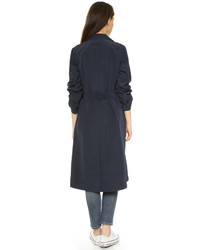 Женский темно-синий плащ от 6397