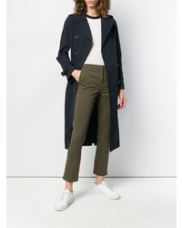 Женский темно-синий плащ от Aspesi