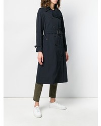 Женский темно-синий плащ от Aspesi