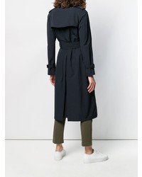 Женский темно-синий плащ от Aspesi