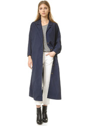 Женский темно-синий плащ от Rachel Comey