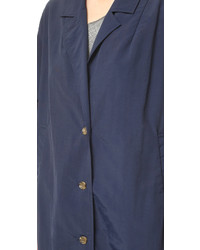 Женский темно-синий плащ от Rachel Comey