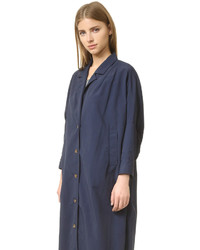 Женский темно-синий плащ от Rachel Comey