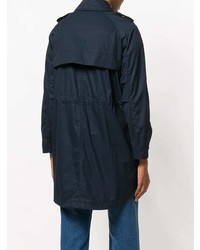 Женский темно-синий плащ от Woolrich