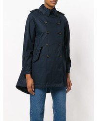 Женский темно-синий плащ от Woolrich