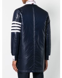 Мужской темно-синий пуховик от Thom Browne